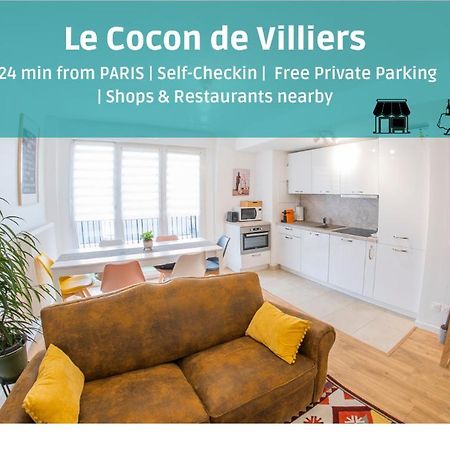 Paris & Disneyland - 2Min From Train Station - Free Private Parking Villiers-sur-Marne Kültér fotó