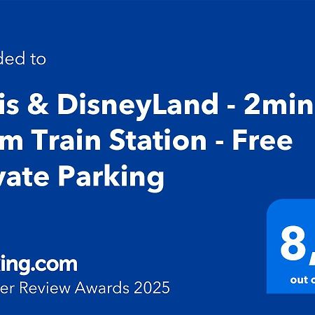 Paris & Disneyland - 2Min From Train Station - Free Private Parking Villiers-sur-Marne Kültér fotó