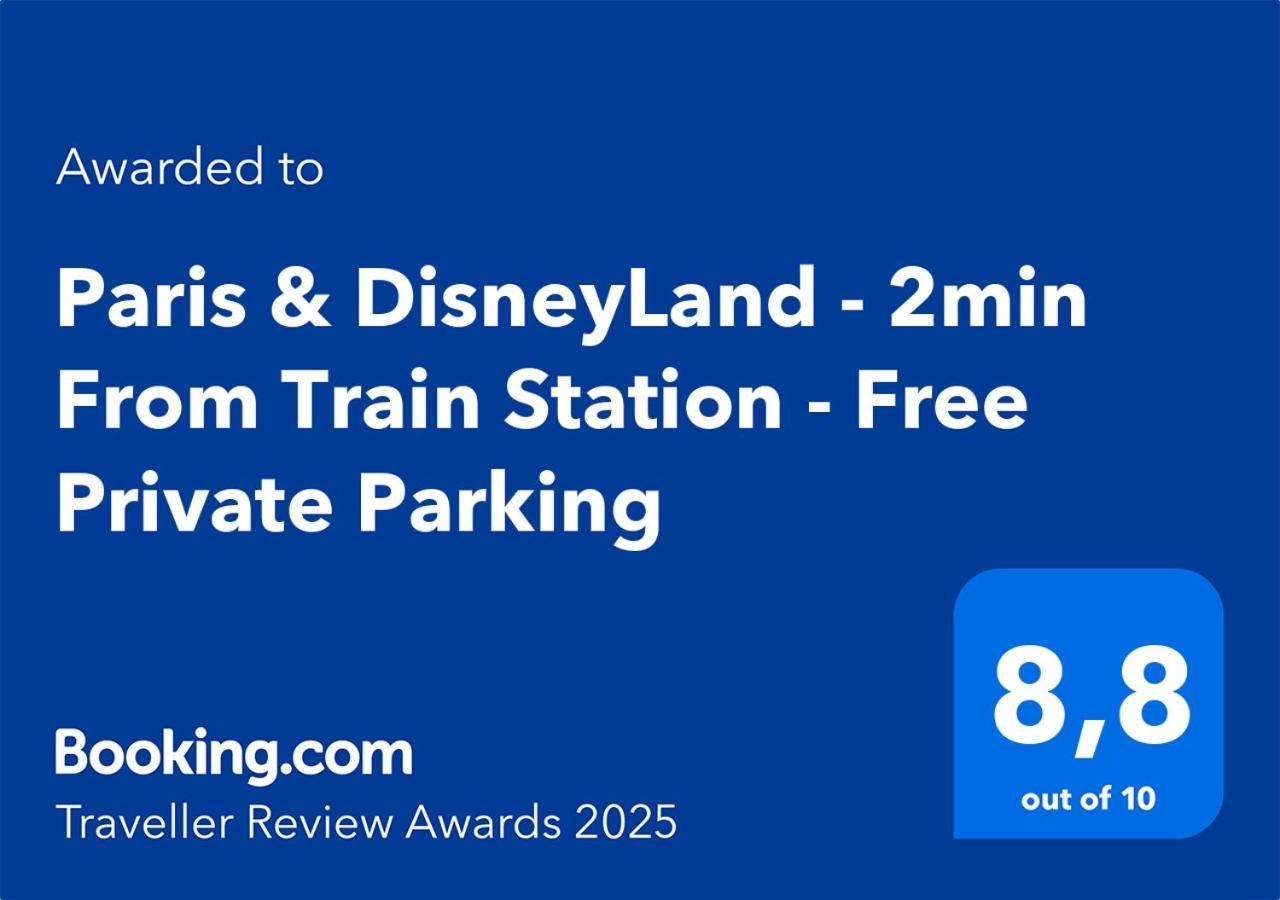 Paris & Disneyland - 2Min From Train Station - Free Private Parking Villiers-sur-Marne Kültér fotó